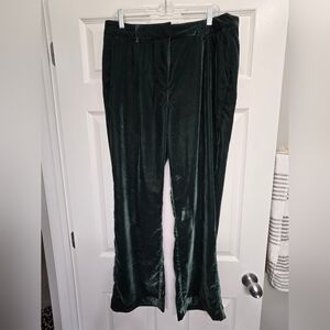 Old Navy Velvet Trousers in Dark Green